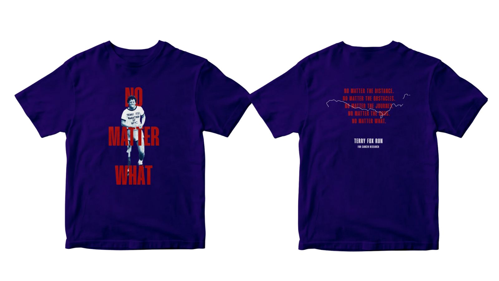 2024 Purple TF Run T-shirt 2024 Purple TF Run T-shirt